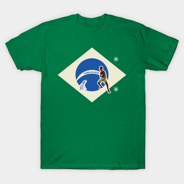 Brazil Dog Dance T-Shirt by hierrochulo